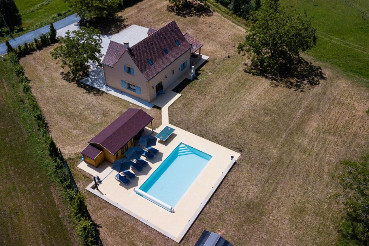 Luxury 3 Bed Home With Heated Swimming Pool Air Con And Boules Pitch Salignac-Eyvigues Luaran gambar